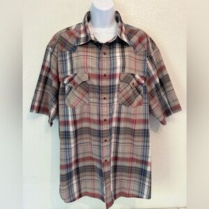 Vintage Pendleton Plaid Western Shirt